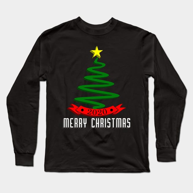 07 - 2020 Merry Christmas Long Sleeve T-Shirt by SanTees